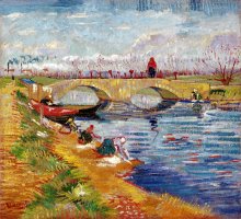 The Gleize Bridge over the Vigneyret Canal by Vincent van Gogh
