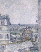 View from Vincent's room in the Rue Lepic by Vincent van Gogh