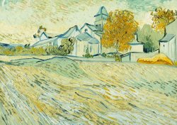 View Of Asylum And Saint-remy Chapel by Vincent van Gogh