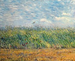 Wheatfield With Lark by Vincent van Gogh