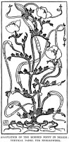 Horned Poppy In Design Line Drawing by Walter Crane
