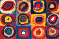 Color Study of Squares by Wassily Kandinsky