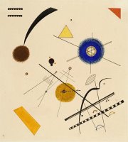 Drei Freie Kreise (three Free Circles) by Wassily Kandinsky