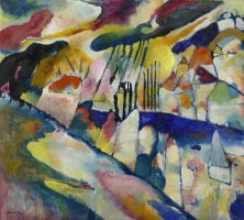Landscape with Rain (landschaft Mit Regen) by Wassily Kandinsky