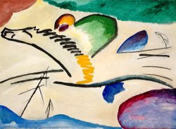 Man on a Horse by Wassily Kandinsky