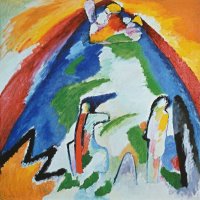 Mountain 1909 by Wassily Kandinsky