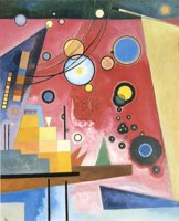 Schweres Rot C 1924 by Wassily Kandinsky