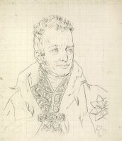 Portret Van Willem I by Willem Bartel Van Der Kooi