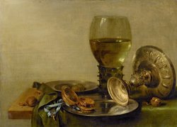 Still Life with Roemer And Silver Tazza by Willem Claesz Heda