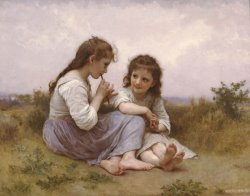A Childhood Idyll by William Adolphe Bouguereau