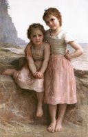 On The Rocky Beach by William Adolphe Bouguereau