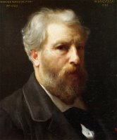 Self Portrait Presented to M. Sage by William Adolphe Bouguereau