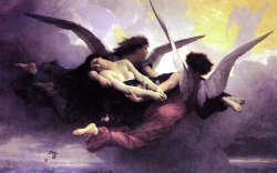 Soul Carried To Heaven by William Adolphe Bouguereau