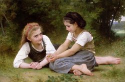The Nut Gatherers by William Adolphe Bouguereau