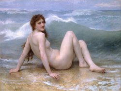 The Wave (1896) by William Adolphe Bouguereau