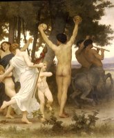 The Youth of Bacchus by William Adolphe Bouguereau