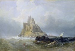 Saint Michael's Mount in Cornwall by William Clarkson Stanfield