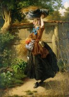 Returning From The Fields by William Edward Millner
