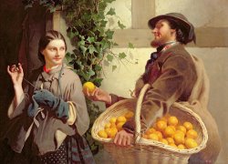 The Orange Seller by William Edward Millner