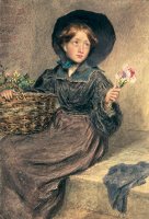 The Flower Girl by William Henry Hunt