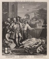 The Third Stage of Cruelty Cruelty in Perfection by William Hogarth