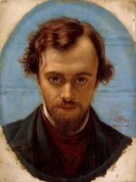 Portrait of Dante Gabriel Rossetti at 22 Years of Age by William Holman Hunt