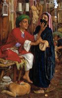 The Lantern Maker's Courtship, a Street Scene in Cairo by William Holman Hunt