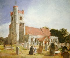 The Old Church by William Holman Hunt