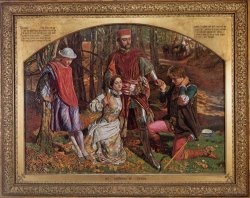 Valentine Rescuing Sylvia From Proteus by William Holman Hunt