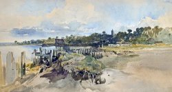 Gillingham Kent From The Medway by William James Muller