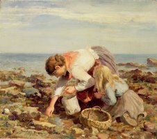 Collecting Shells by William Marshall Brown