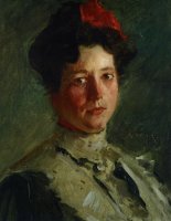 Portrait of Martha Walter by William Merritt Chase