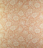 Mallow wallpaper design by William Morris