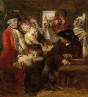 Sketch for Stage Coach Aventure by William Powell Frith