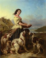 The Gamekeeper's Daughter by William Powell Frith