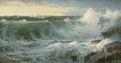Rocky Surf Off Rhode Island by William Trost Richards