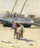 A Basket of Clams by Winslow Homer