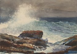 Incoming Tide, Scarboro, Maine by Winslow Homer
