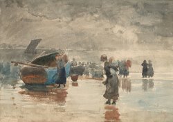 On The Sands by Winslow Homer