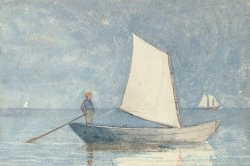 Sailing a Dory by Winslow Homer