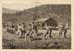Snap The Whip, From Harper's Weekly, September 20, 1873, Pp. 245 25 by Winslow Homer