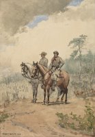 Two Scouts by Winslow Homer