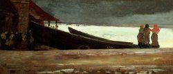 Watching a Storm on the English Coast by Winslow Homer